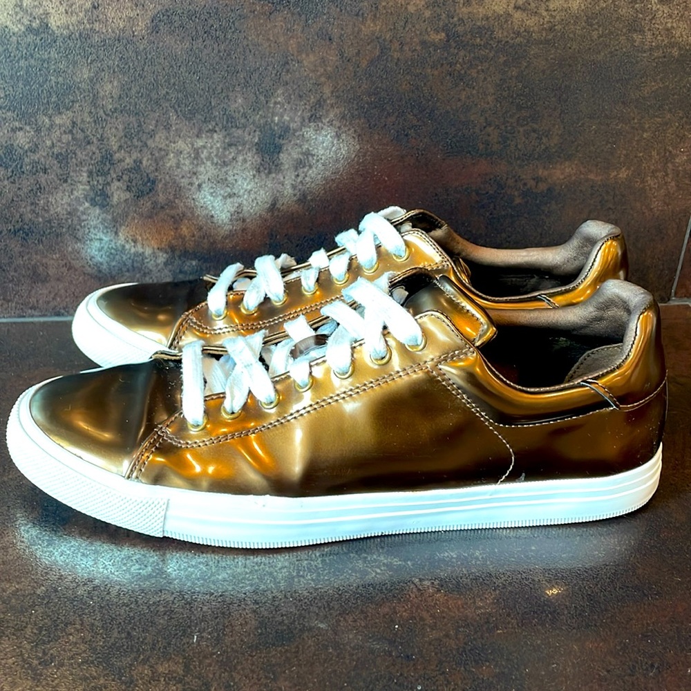 Zara Man Copper Bronze Shoes US size 10